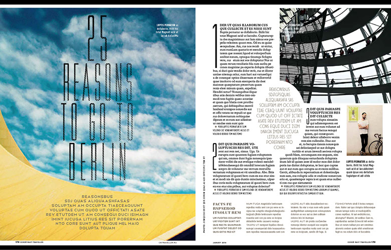 CONDE NAST TRAVELER REDESIGN
